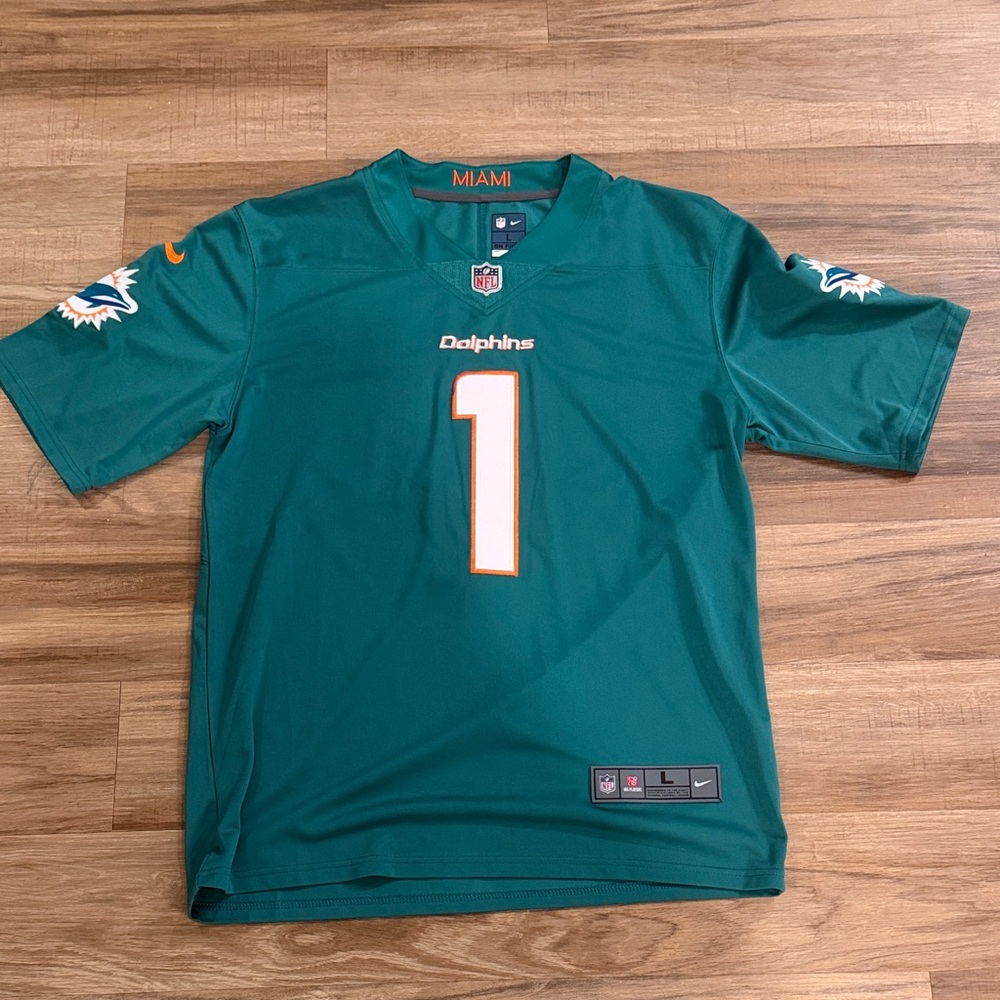 Men's Teal Miami Dolphins Jersey